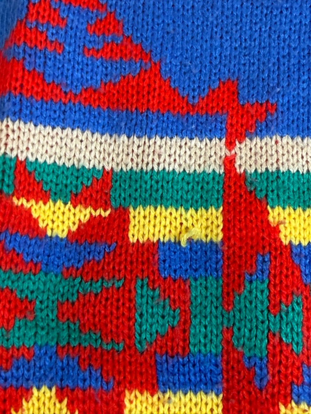 Vintage Rainbow Ridge Geometric Aztec Pattern Sweater - Picture 4 of 7